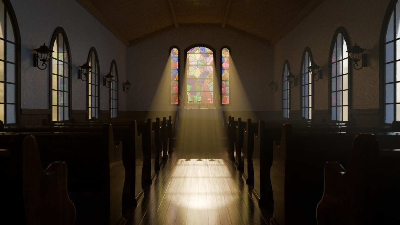 Media 1 for listing Church Interior 3d Scene