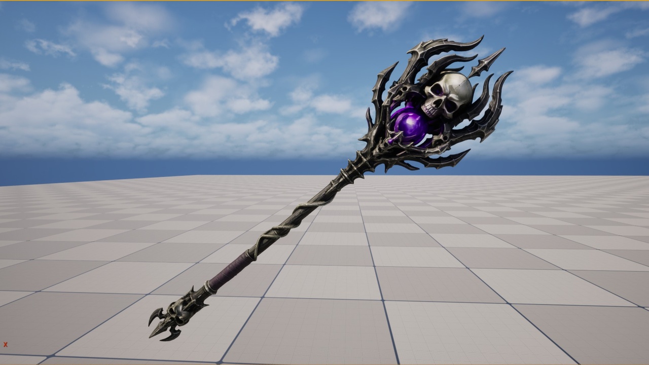 Media 1 for listing Necromancer Staff