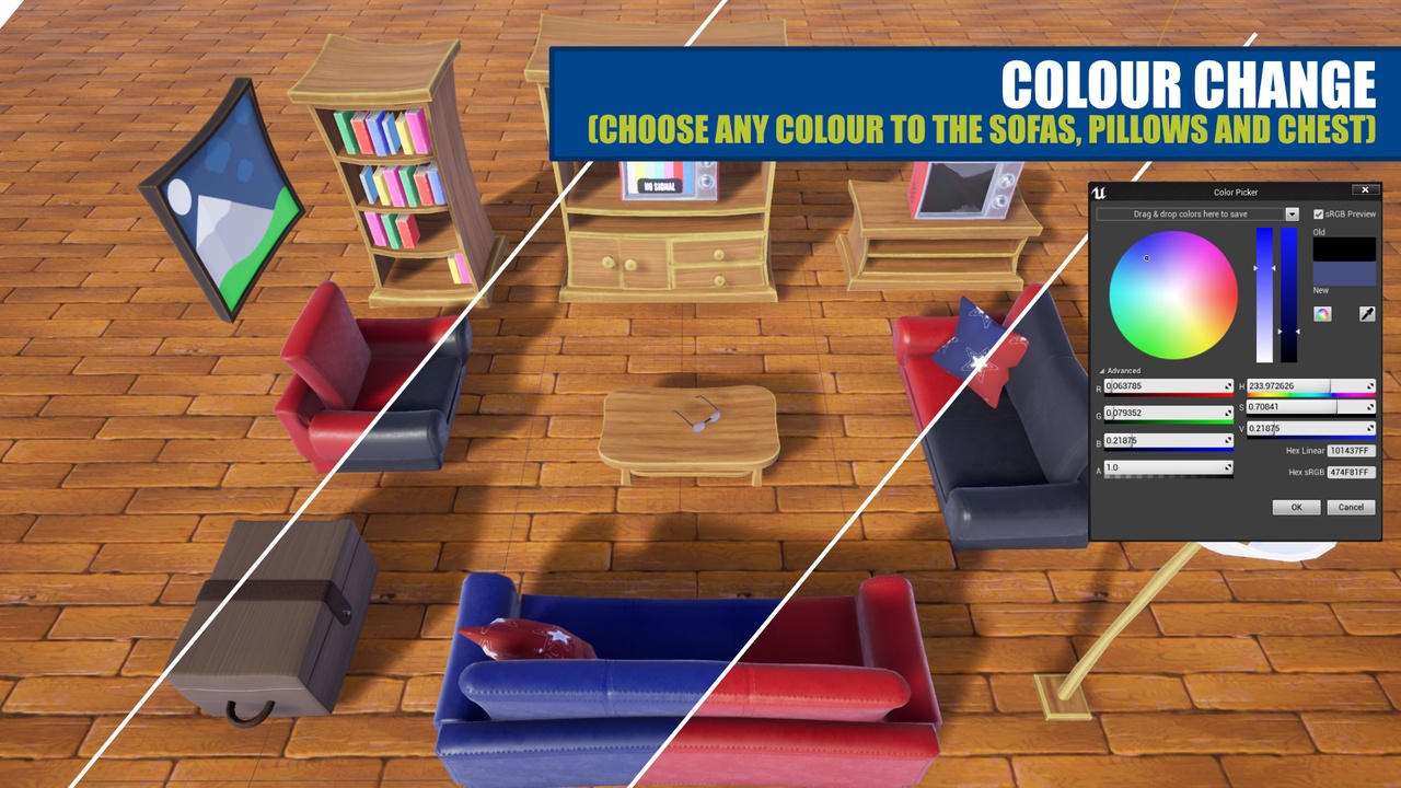 Media 1 for listing Stylized Living Room Furniture (Stylised Furniture)