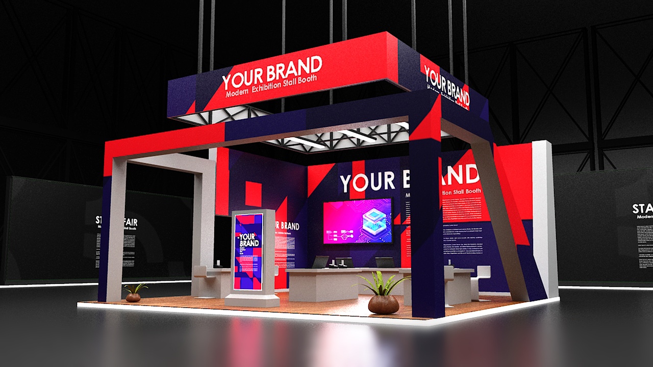 Media 1 for listing Modern Exhibition Stand Trade Show Booth