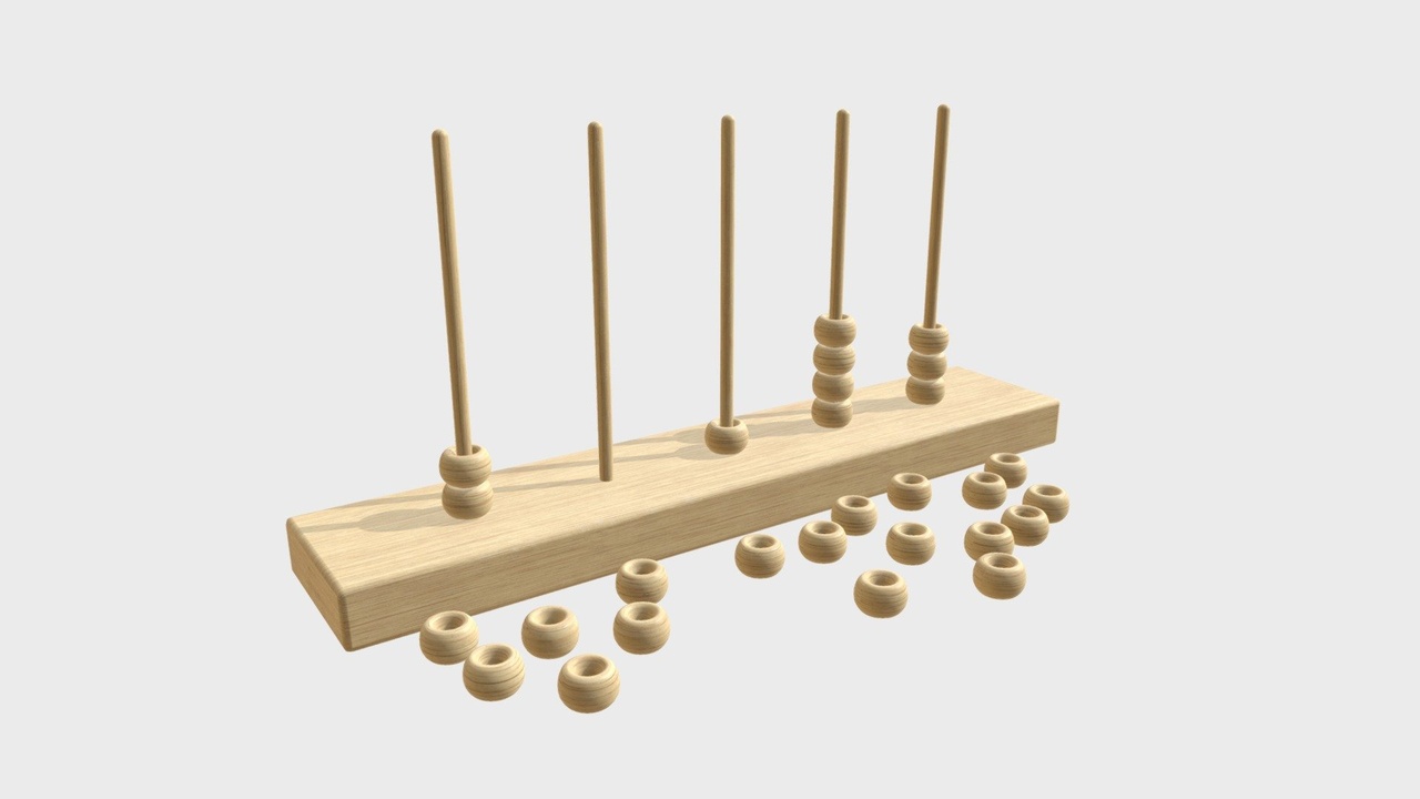Media 1 for listing Vertical abacus toy