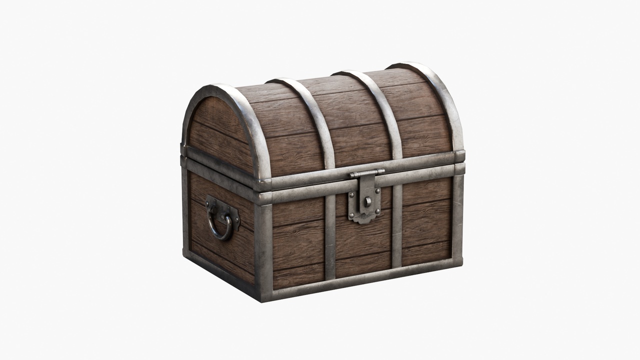 Media 1 for listing Pirate treasure chest
