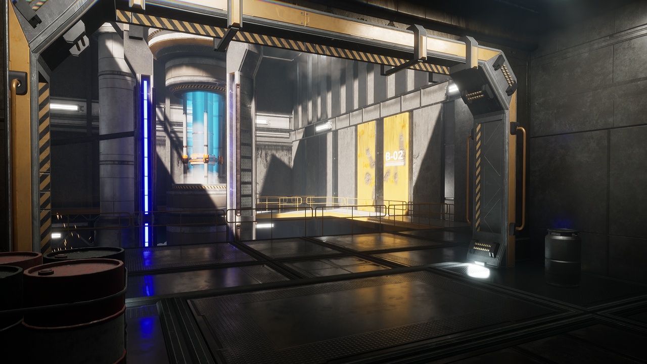 Media 1 for listing SciFi Reactor / Drilling Rig Environment