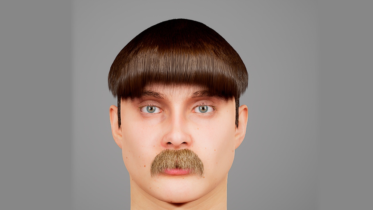 Media 1 for listing Coconut Head Bowl Cut – Groom for MetaHuman | UE5