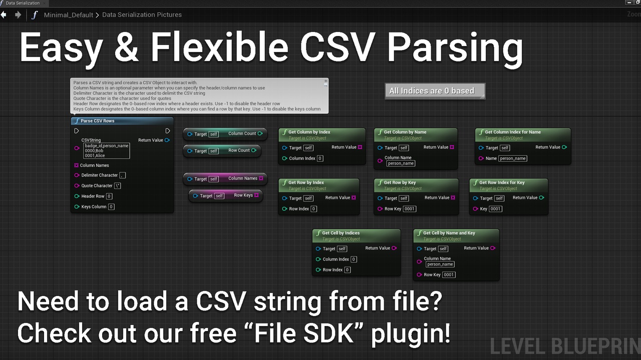 Media 1 for listing Blueprint CSV Parsing