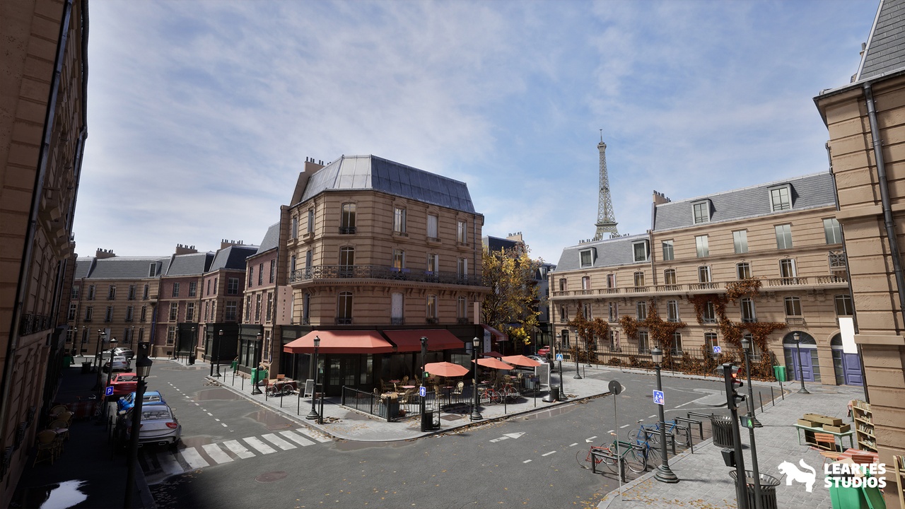 Media 1 for listing Modular Paris City Street ( Parisian )