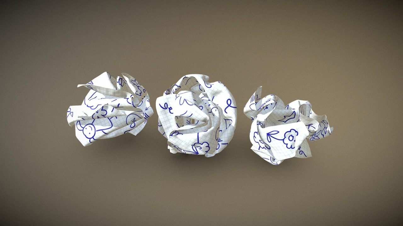 Media 1 for listing Crumple of paper