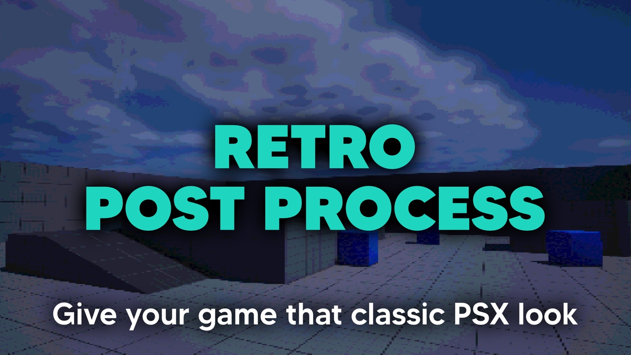 商品 Retro Pixel PSX Post Process Shader 的媒体 1