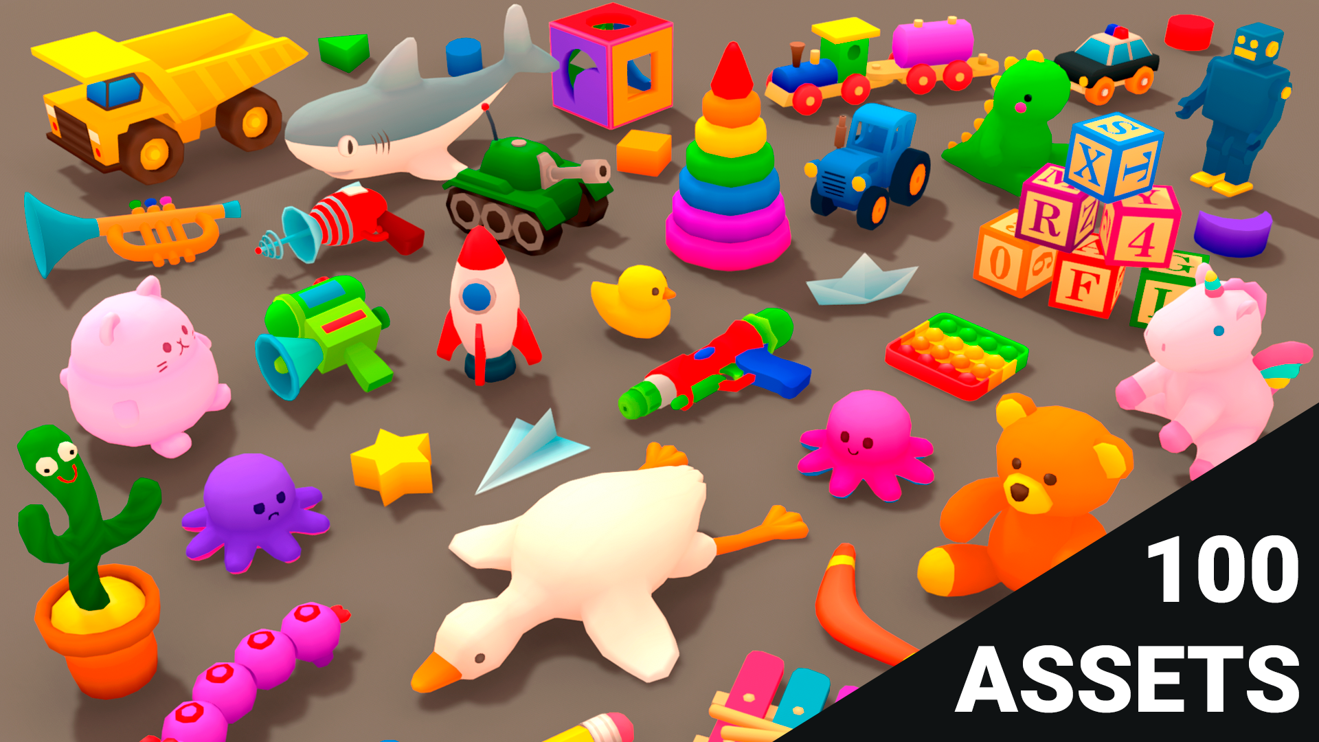 Toys - Lowpoly Big Pack | Fab
