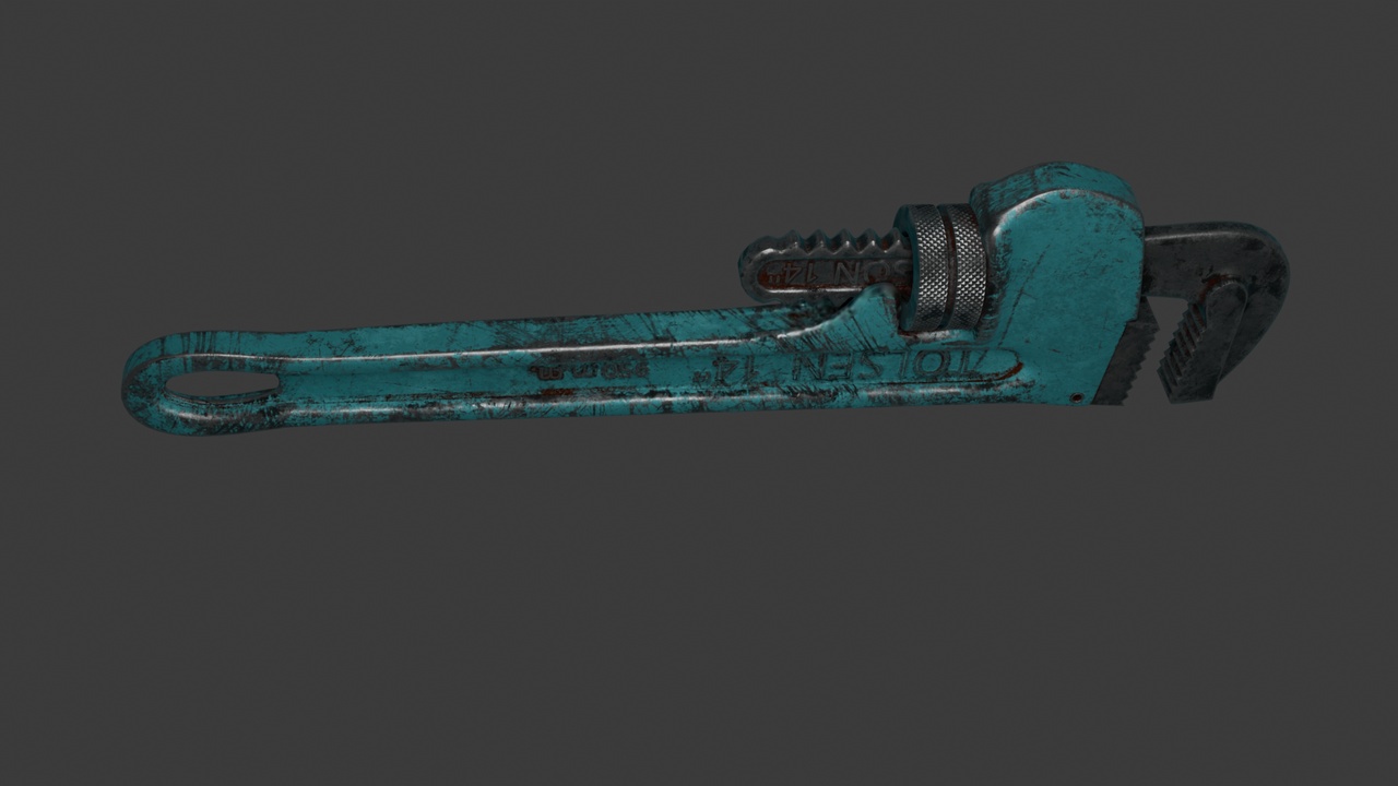 Media 1 for listing An Old Pipe Wrench