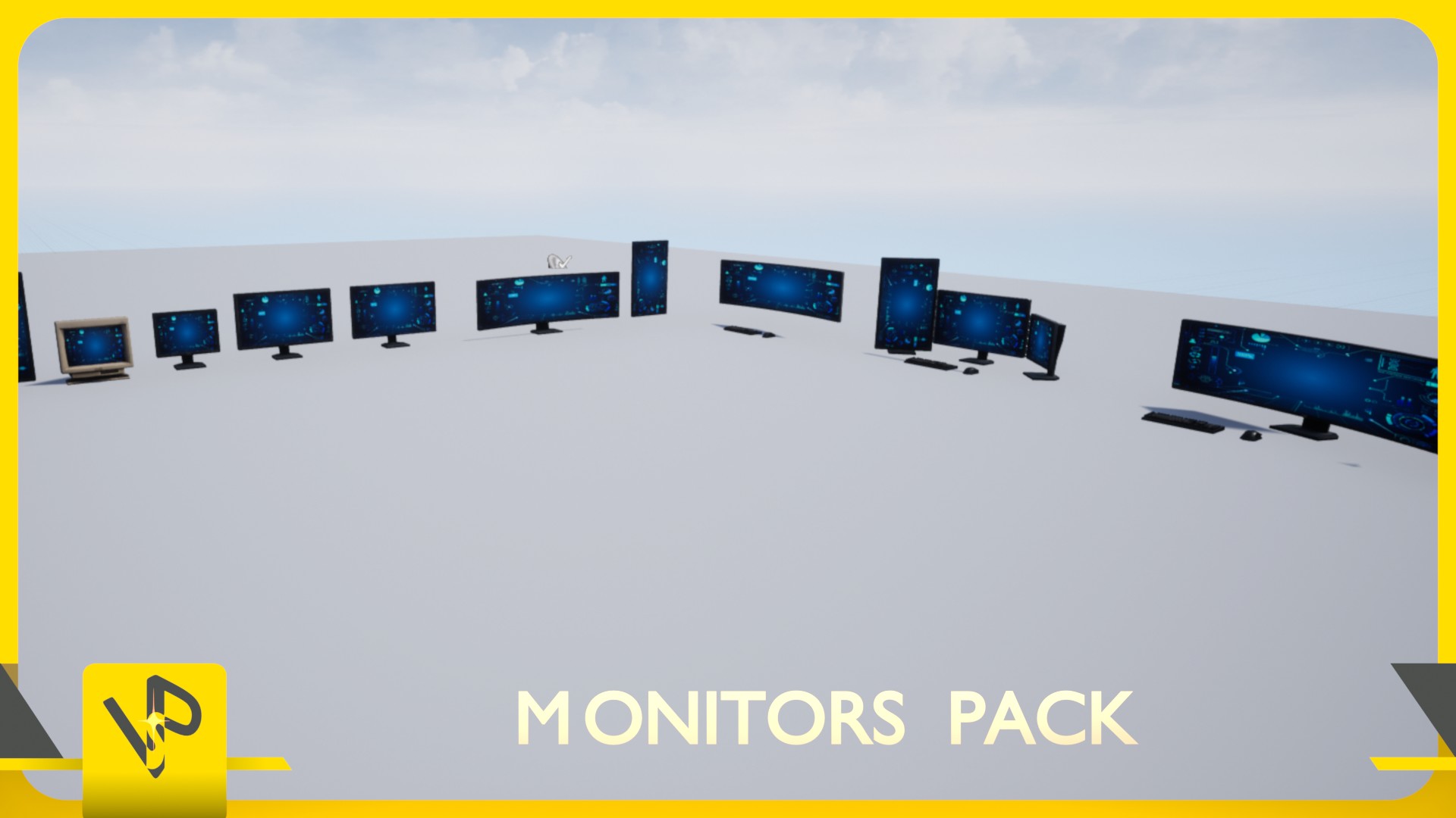 Pc Monitor Pack Monitors Pack | Fab