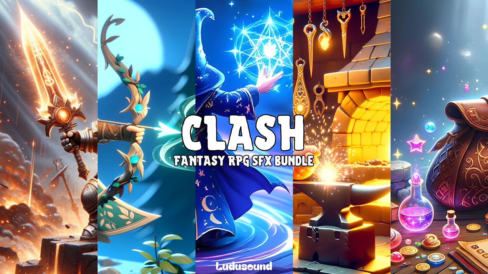 CLASH: FANTASY SFX BUNDLE | Fab