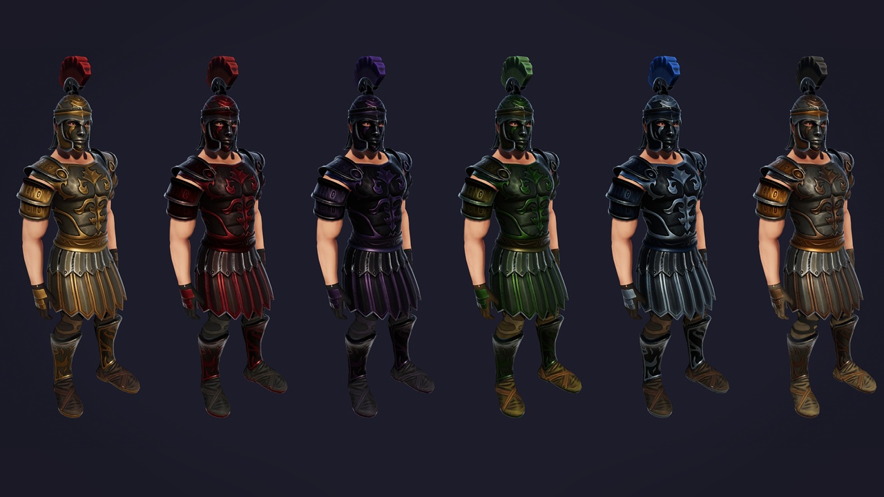 Centurion Armor Set Stylized RPG Fab