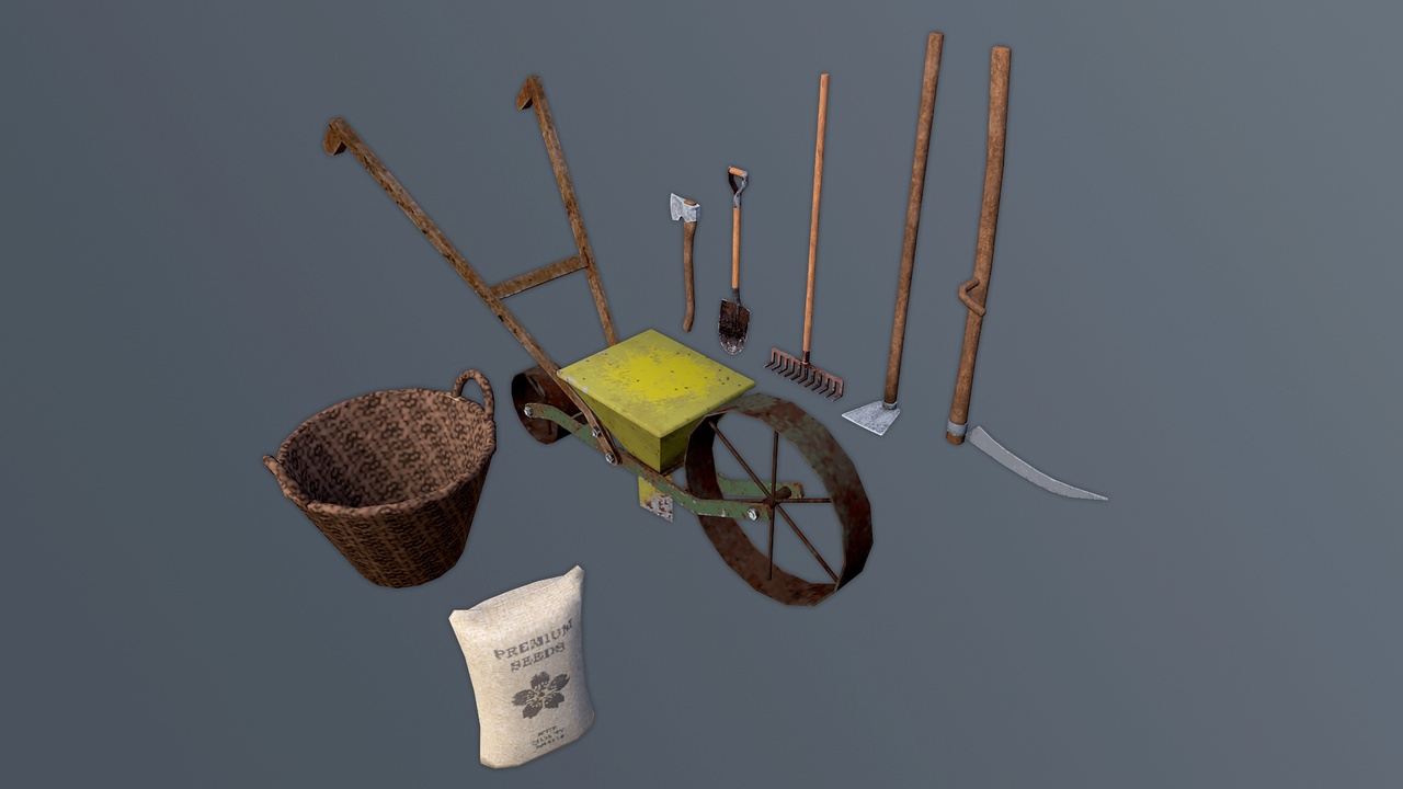 Media 1 for listing Retro Farming Tools