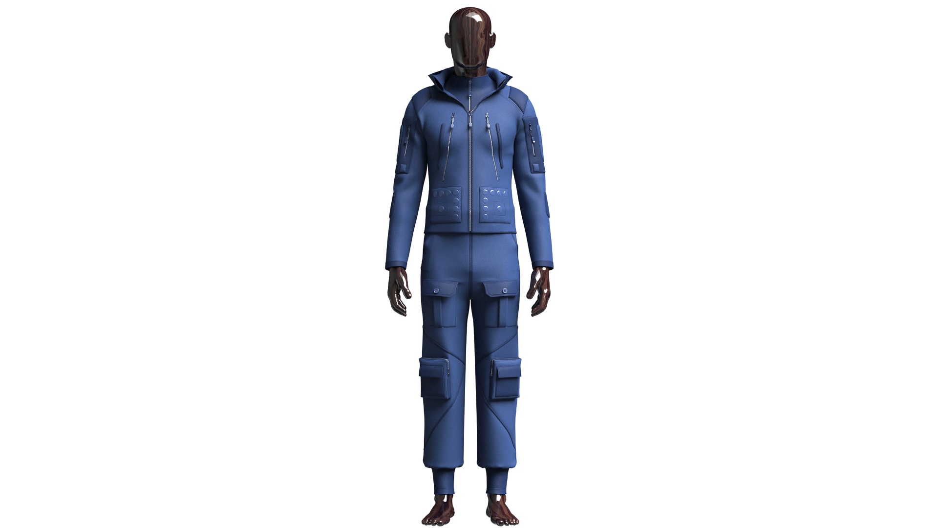 Media 1 for listing Men Zip Jacket With Jogger - Outfit | High Poly