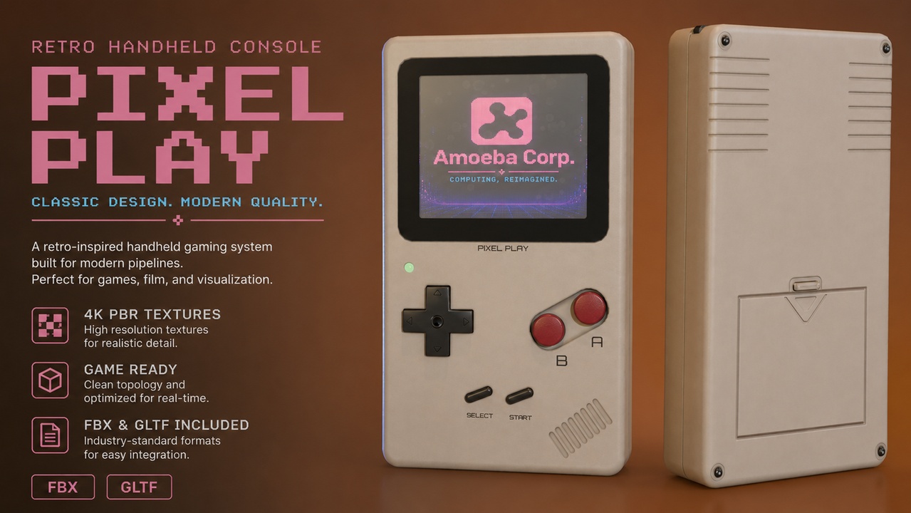 Media 1 for listing Pixel Play โ Retro Handheld Gaming Console ๐ฎ