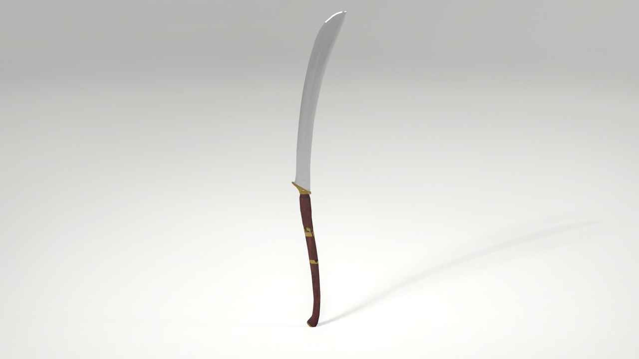Media 1 for listing Elven Sword #1 | Game-Ready Fantasy Weapon