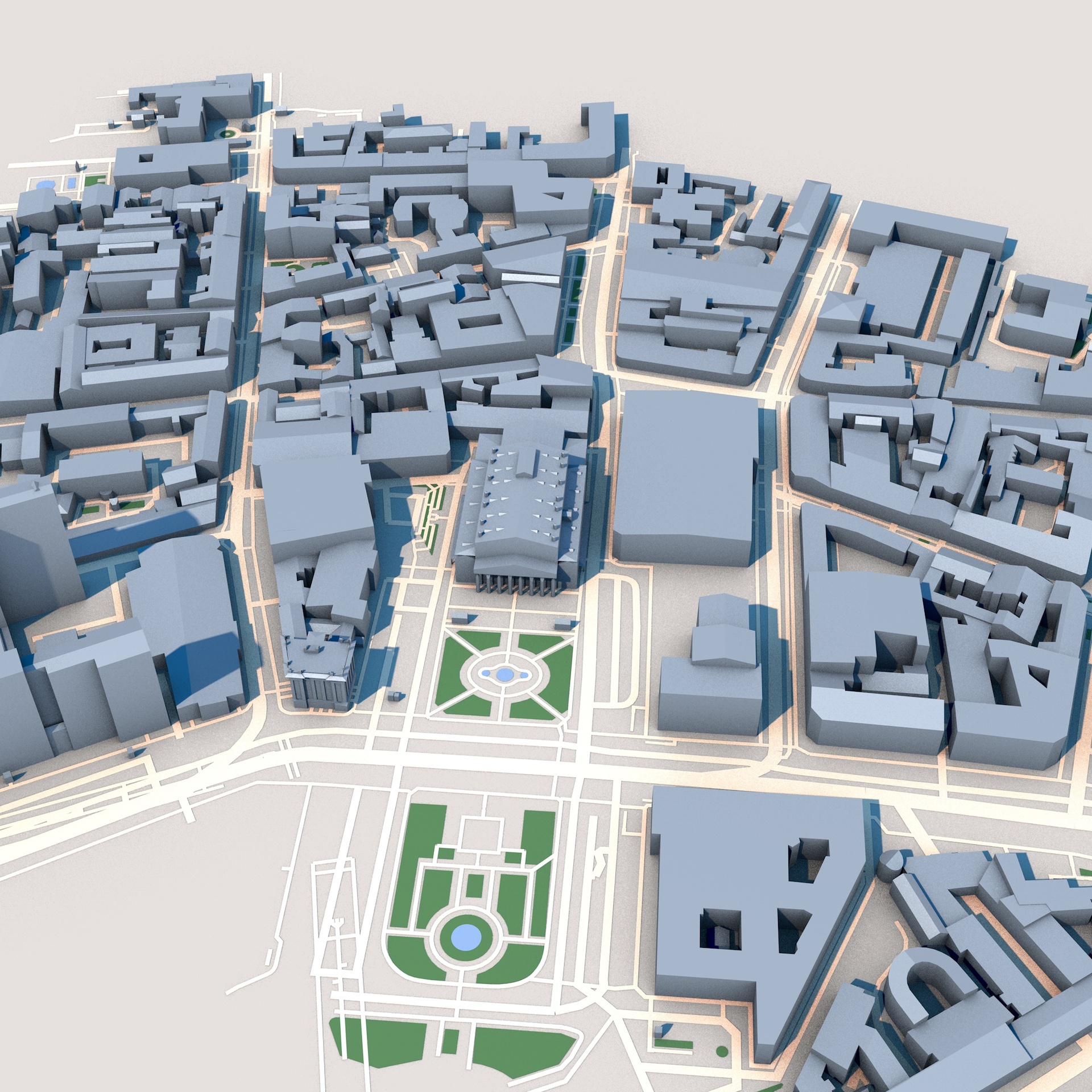Media 1 for listing Bolshoi Theatre, Moscow Russia - Detailed 3D Landmark Model with Surroundings