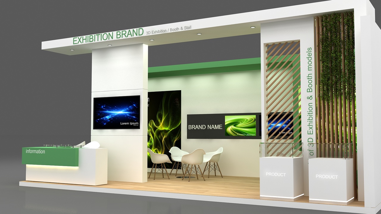 Media 1 for listing 3D Exhibition Booth Model