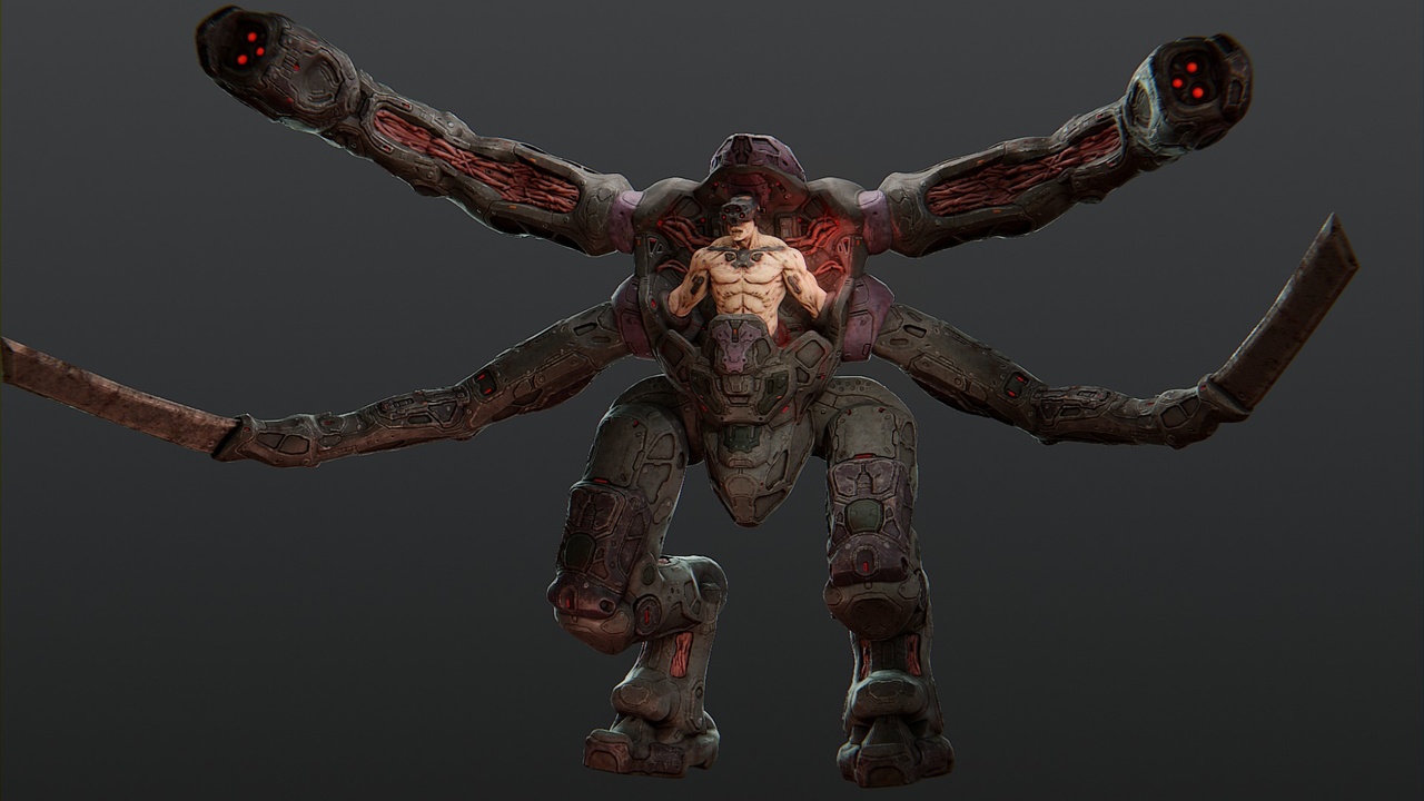 Fallen cyborg | Fab