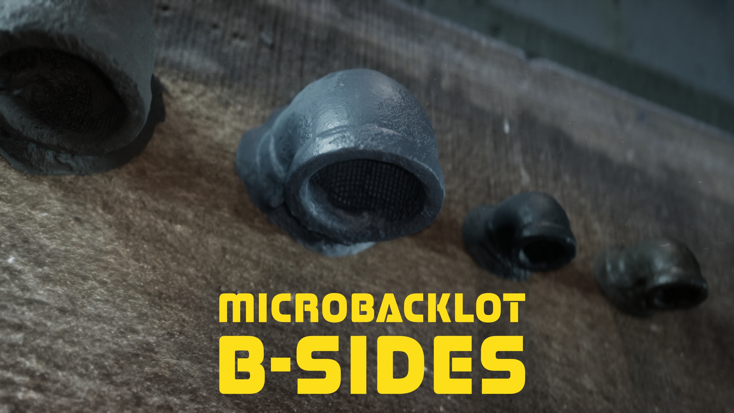 Media 1 for listing MICROBACKLOT | B-SIDES // Set of 4 Unique Grungy Utility Drain Faucets
