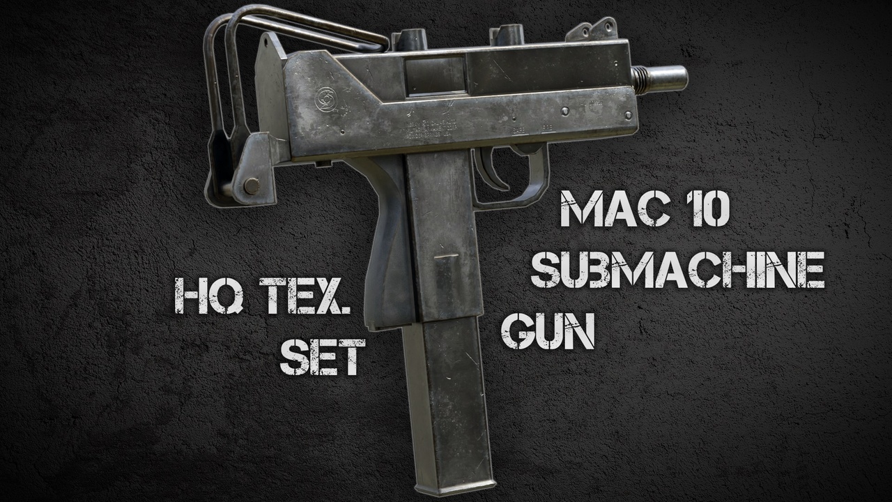 MAC 10 Submachine Gun 제품 등록을 위한 미디어 1개