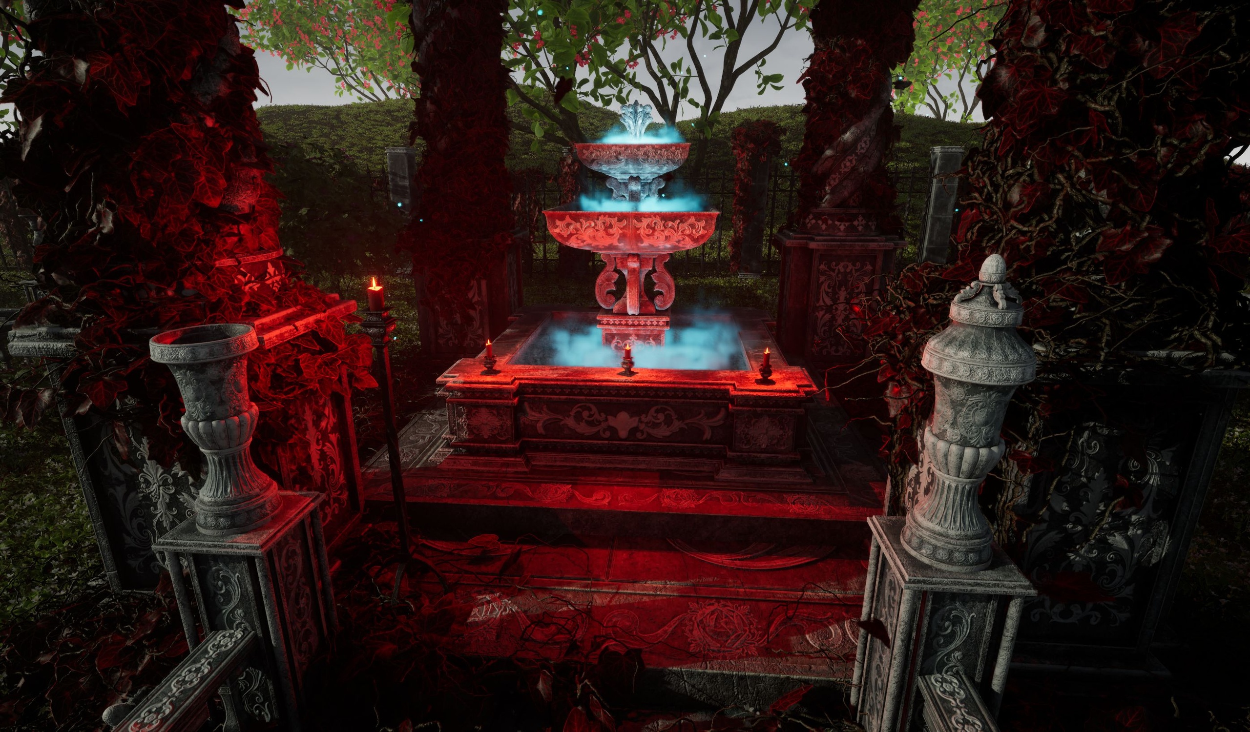 Media 1 for listing Garden of Youth UE5 Gazebo and Fountain modular asset pack