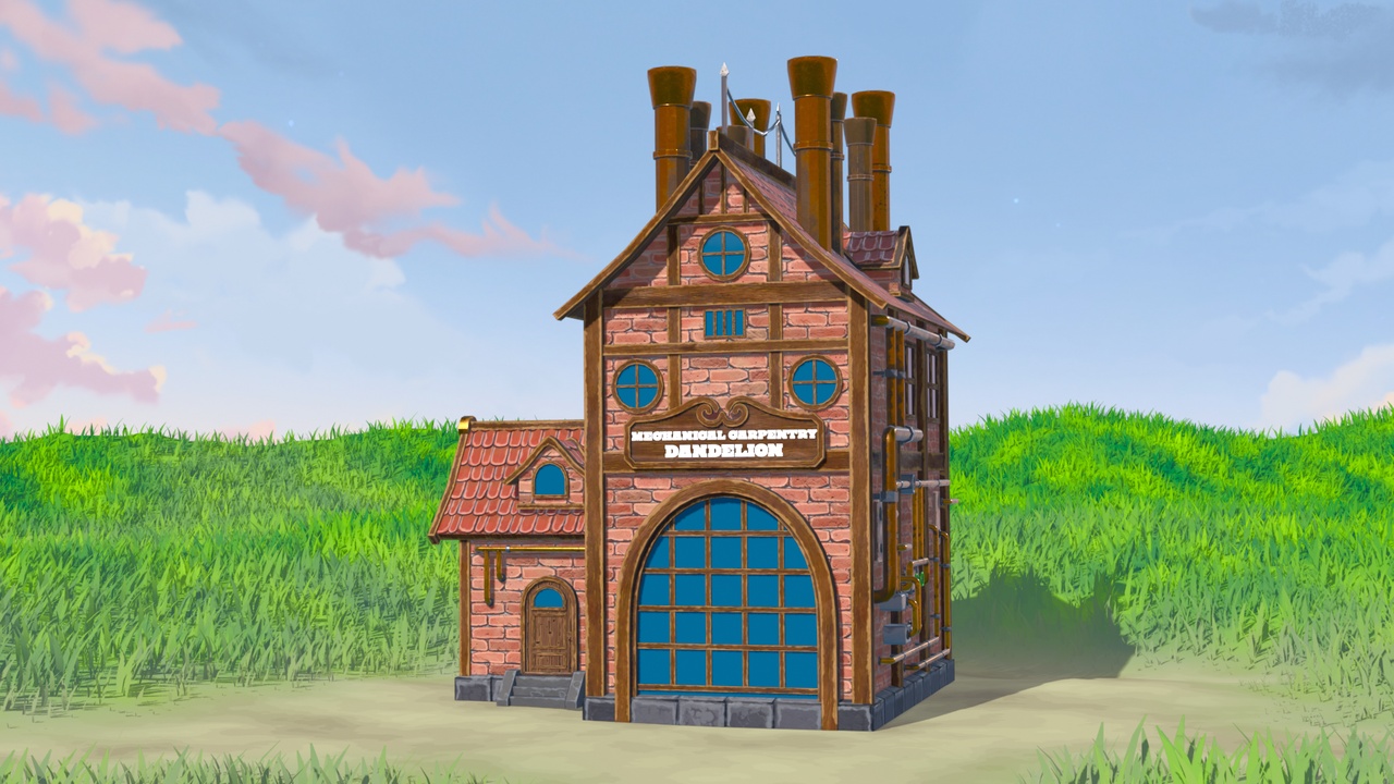 Media 1 for listing Steampunk - Mechanical Carpentry Dandelion