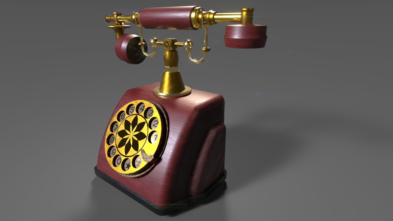 Media 1 for listing Classic wooden rotary phone