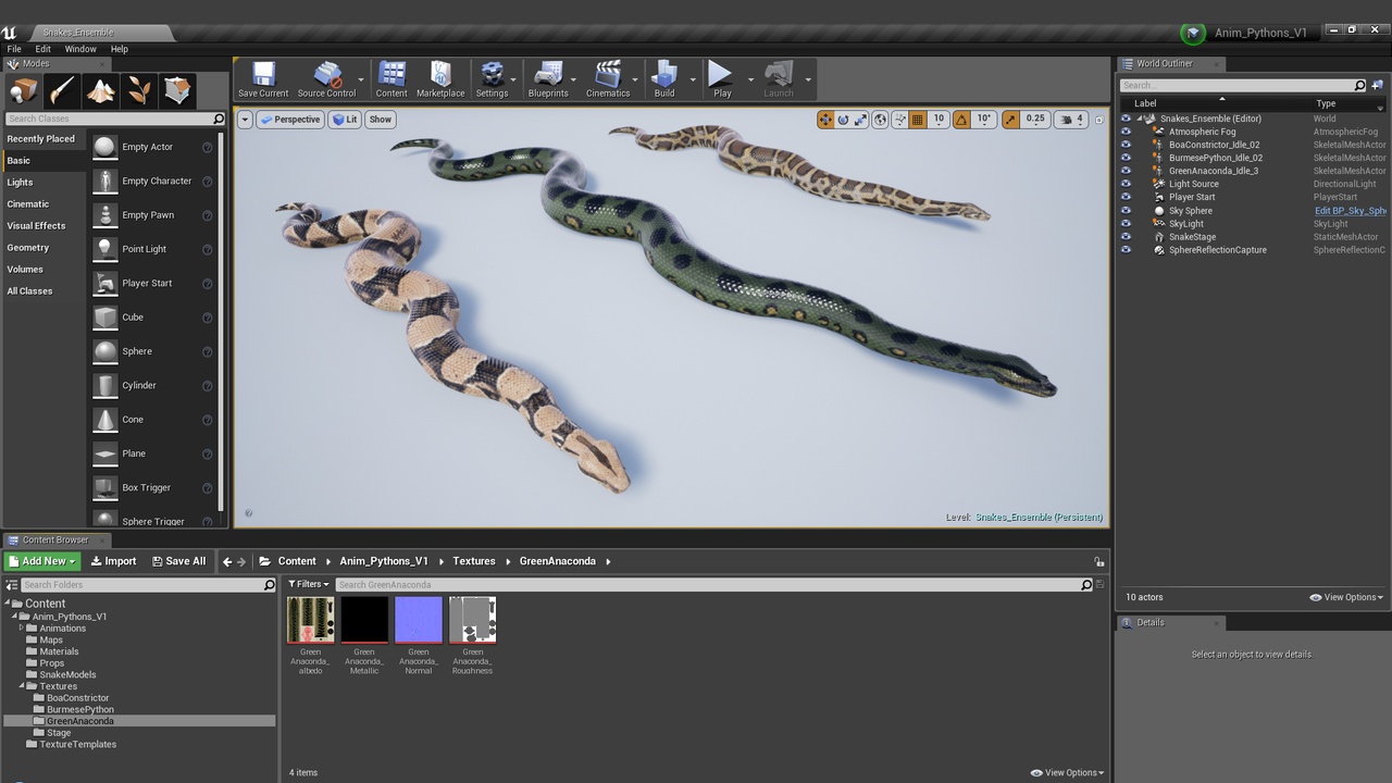 Animated Pythons PBR Volume 1 ilanı için 1. medya