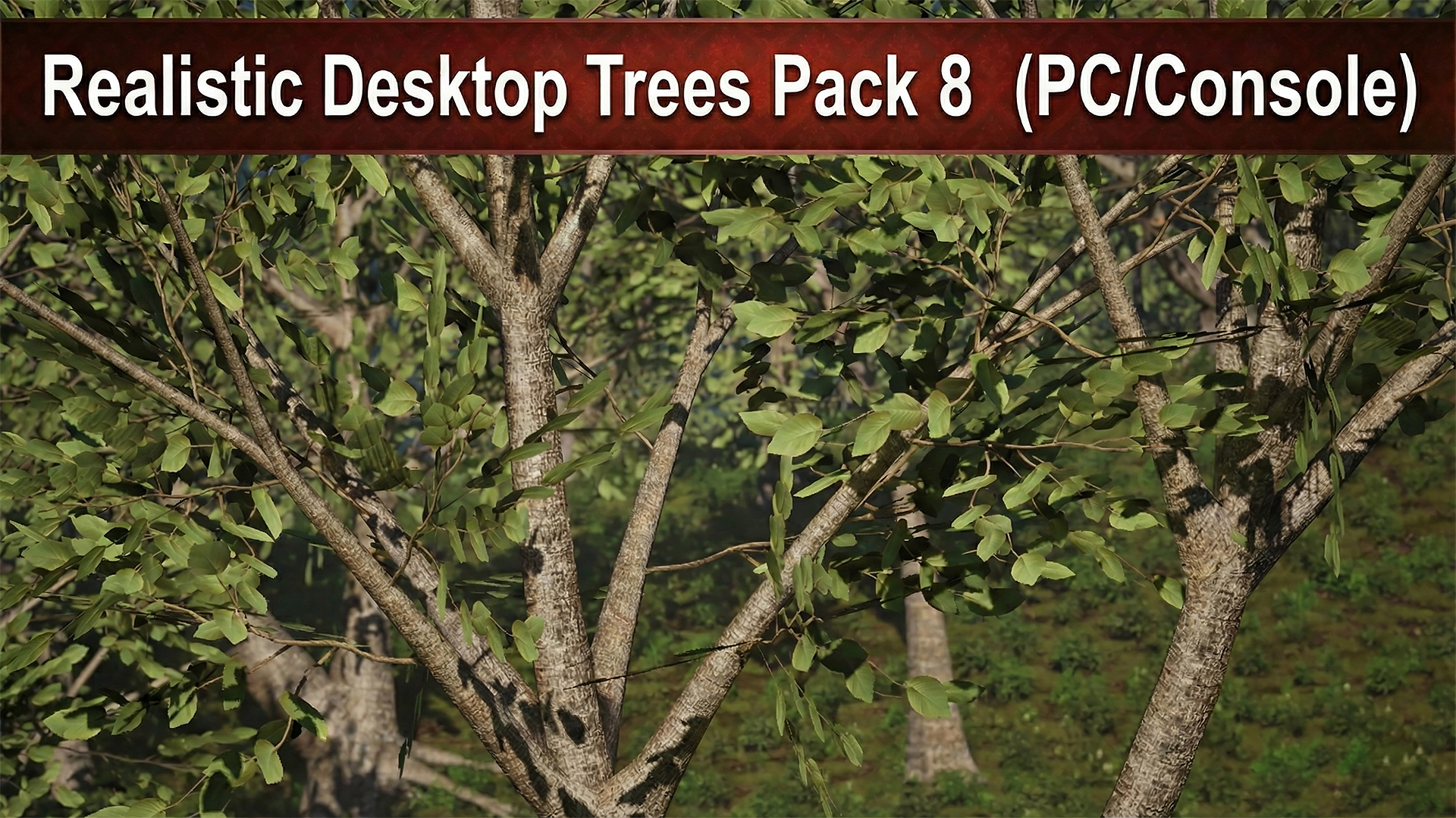 Realistic Desktop Trees Pack 8P (PC/Console) | Fab