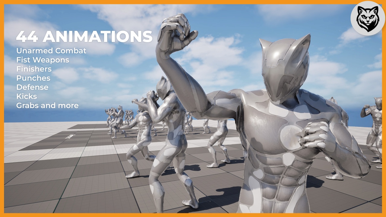 Media 1 for listing Fist Punch and Unarmed Combat Animation Pack