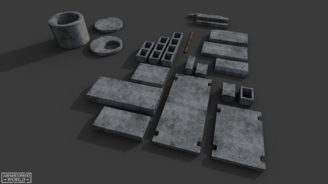 Media 1 for listing Concrete Blocks Pack