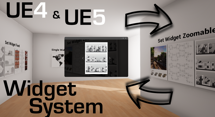 Plans and Maps to UI - Widget System | Fab
