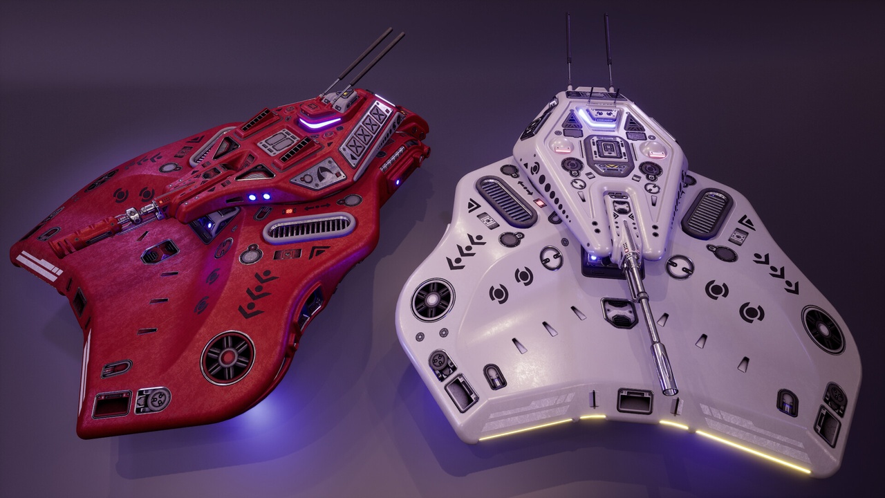 Media 1 for listing SciFi Modular Hover Tank