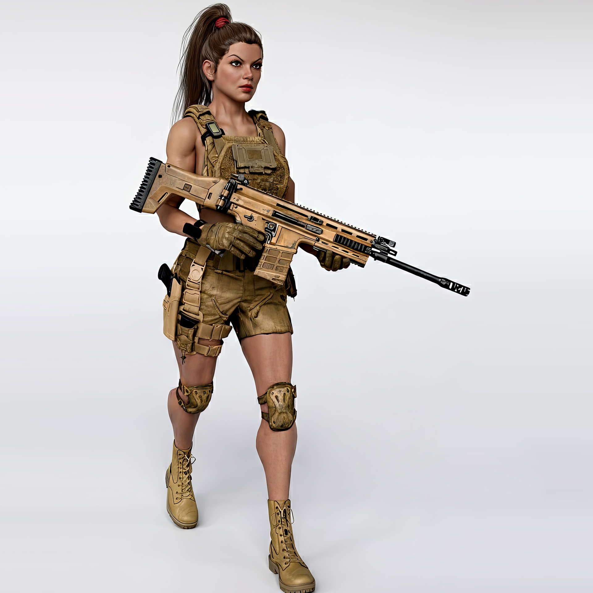 Media 1 for listing Tactical Female Soldier