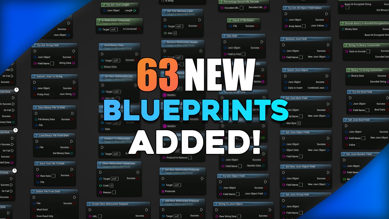 Media 1 for listing WebSocket Pro Blueprint Toolkit