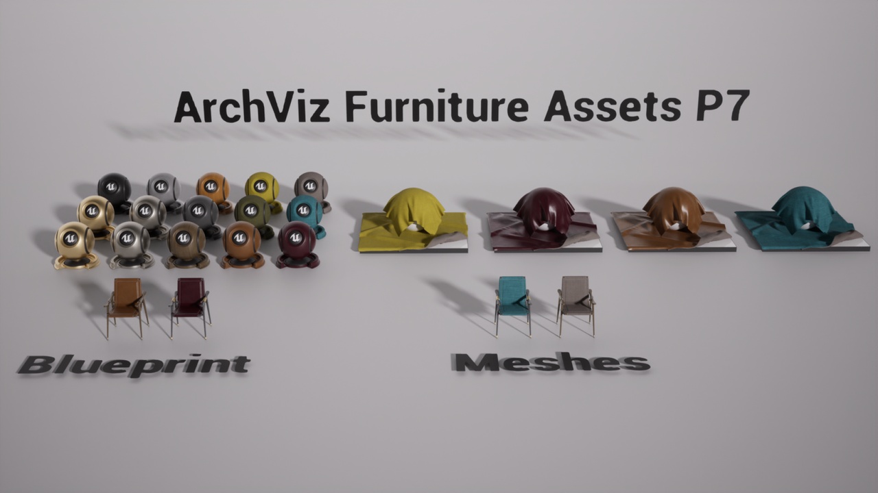 Media 1 for listing ArchViz Furniture Assets P7