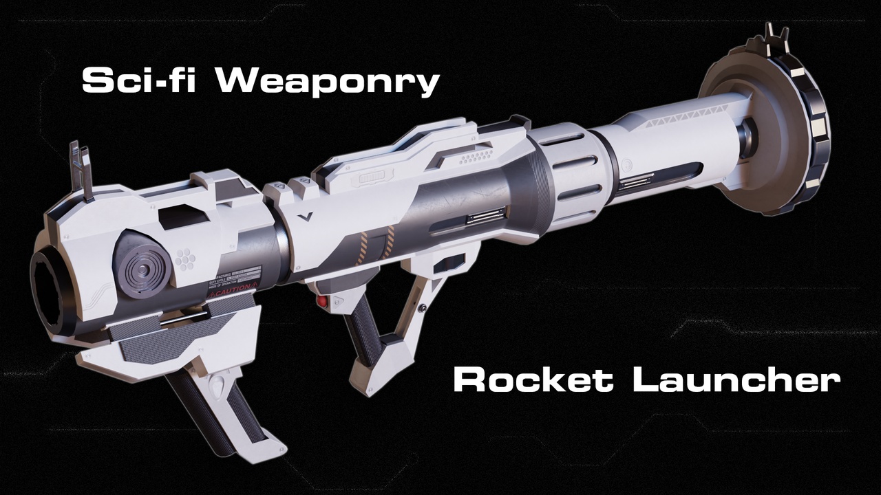 Media 1 for listing Sci-fi Rocket Launcher