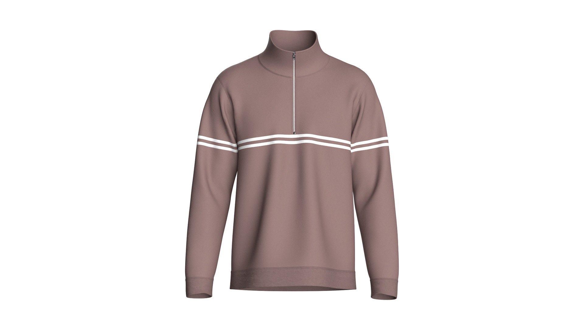 Media 1 for listing Men Quarter - Zip High Neck Sweatshirt | High Poly