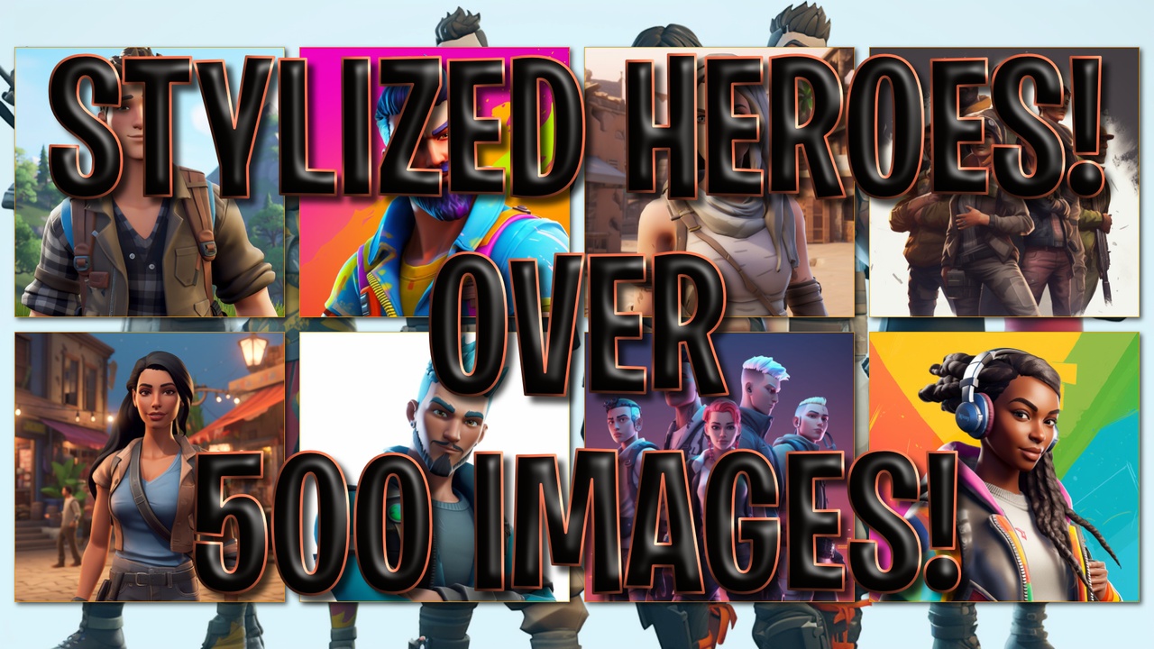 Media 1 for listing [FBG] - Stylized Heroes Vol. 1