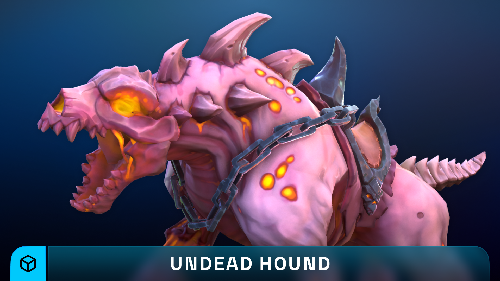Stylized Fantasy Undead Hound | Fab