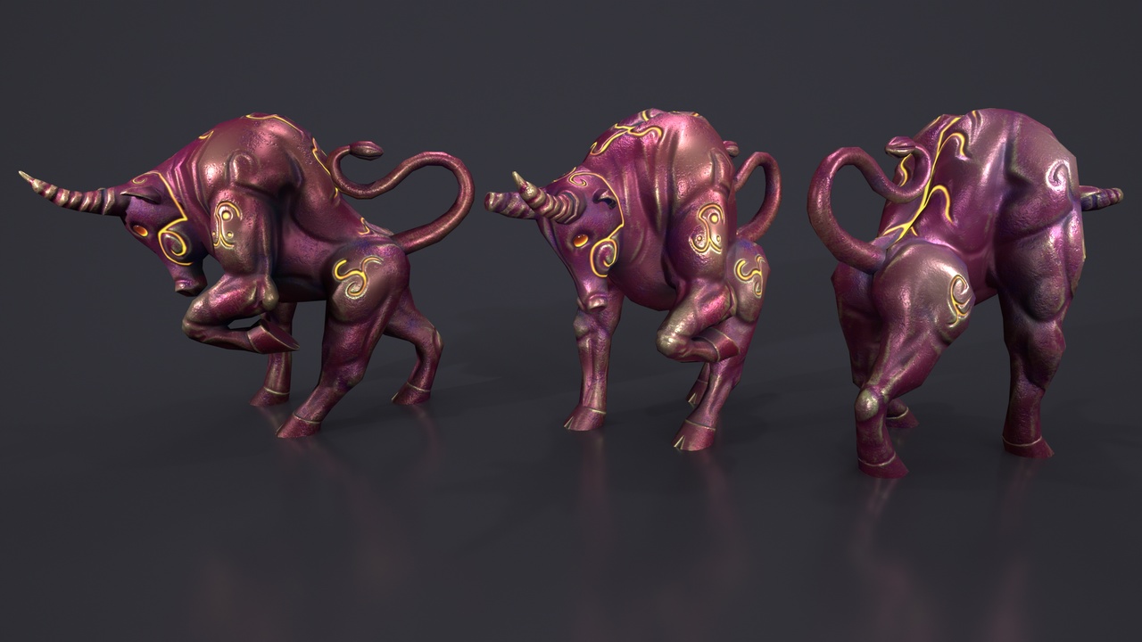 商品 Statue Bull 的媒体 1