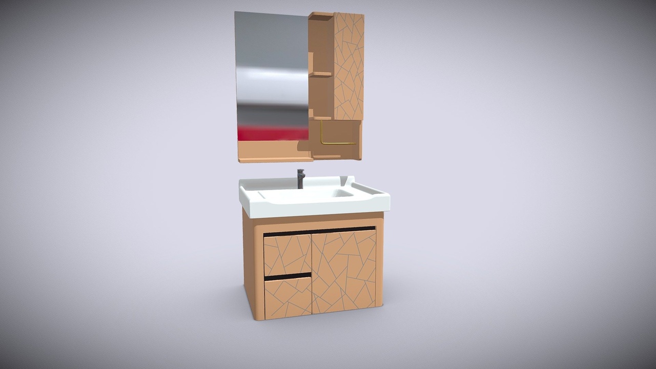Media 1 for listing Bathroom Cabinet Abstract Design - by SudiptKmr