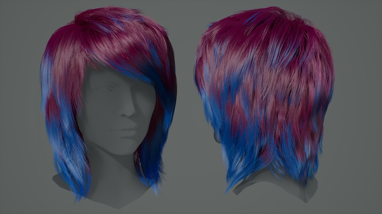 Media 1 for listing Hairstyles Pack: Female v04
