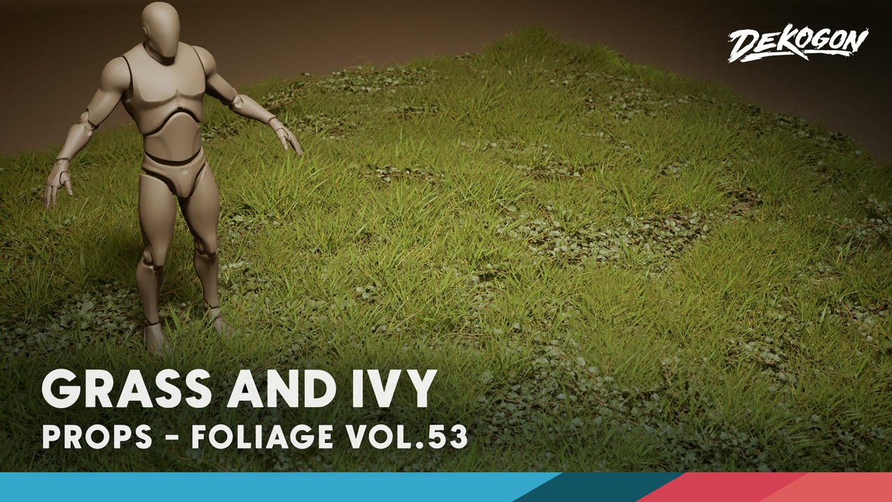 Media 1 for listing Foliage VOL.53- Grass and Ivy (No Transparency Nanite)