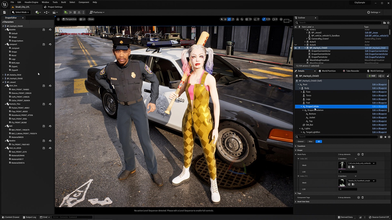 Media 1 for listing uDraper Real-Time Cloth Simulation Plugin and 3D Clothes Designer