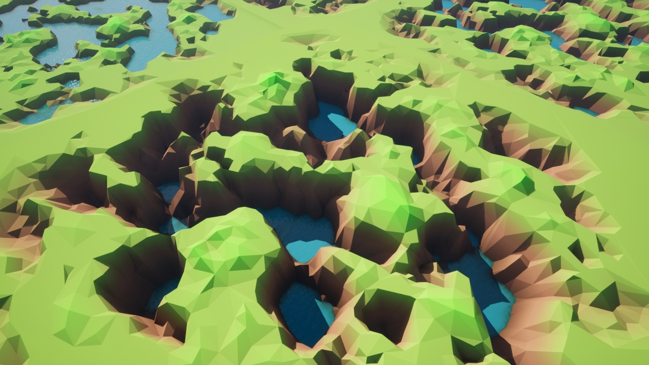 Media 1 for listing Low poly Terrain & Landscape (Mega Bundle)