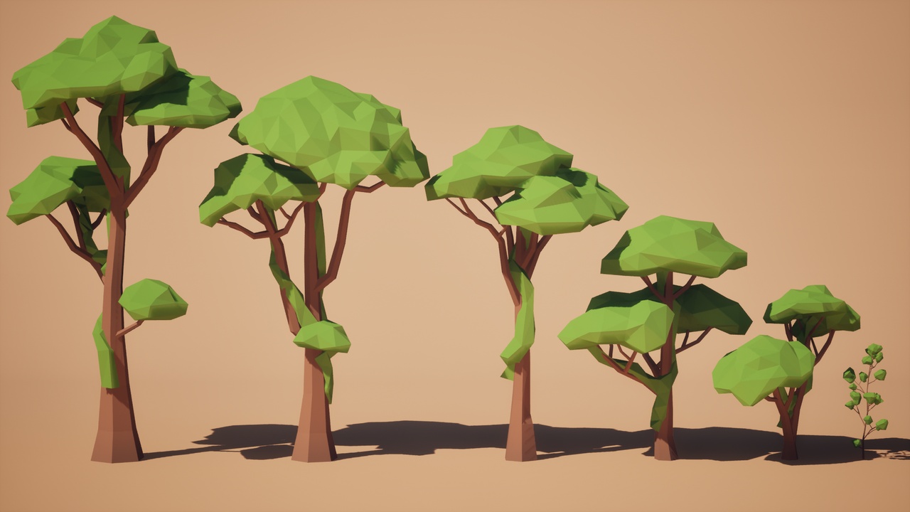 Media 1 for listing Low Poly: Jungle Trees