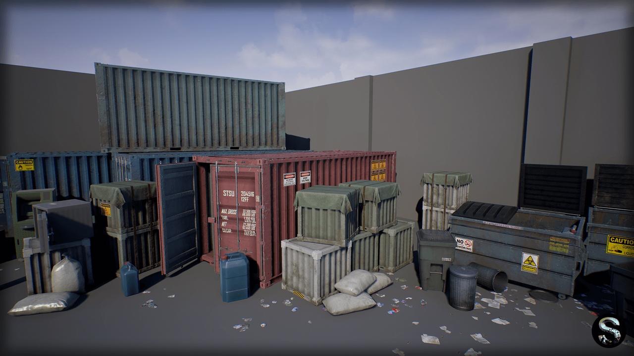 Media 1 for listing Industry Props Pack 4